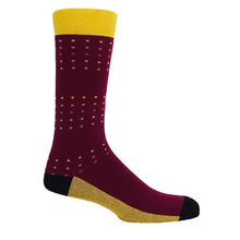Load image into Gallery viewer, Peper Harow Socks - Square Polka Men&#39;s Luxury Socks
