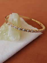 Load image into Gallery viewer, Flânerie by MAIQ - Séraphie 18K Gold Non-Tarnish CZ Cuff Bracelet
