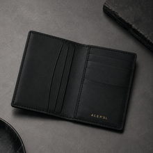 Load image into Gallery viewer, ALEPEL - Turbo Black Bifold Wallet
