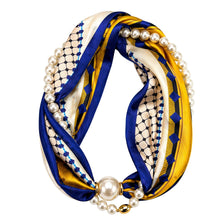 Load image into Gallery viewer, Queens Designs - Luxe Pearl Scarf Necklace
