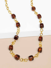 Load image into Gallery viewer, ZENZII Jewelry - Tessa Puffy Square Long Necklace
