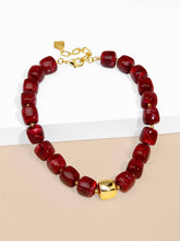 Load image into Gallery viewer, ZENZII Jewelry - Tessa Puffy Square Short Necklace

