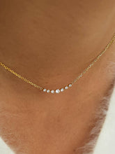 Load image into Gallery viewer, Flânerie by MAIQ - Remmi 18K Gold Non-Tarnish Crystal Station Chain Necklace
