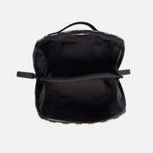 Load image into Gallery viewer, Caroline Gardner - Stripe Diagonal Zip Large Washbag
