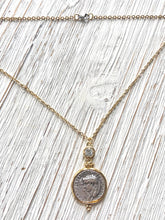 Load image into Gallery viewer, VB&amp;C Greek Coin Necklace
