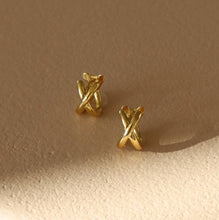 Load image into Gallery viewer, Katie Waltman Jewelry - GOLD AXEL HUGGIES
