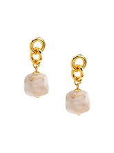 Load image into Gallery viewer, ZENZII Jewelry - Tessa Puffy Square Resin Drop Earring

