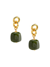 Load image into Gallery viewer, ZENZII Jewelry - Tessa Puffy Square Resin Drop Earring
