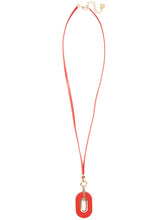 Load image into Gallery viewer, ZENZII Jewelry - Faux Leather Link Pendant Necklace
