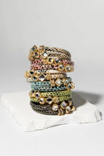 Load image into Gallery viewer, SAACHI - Bling Charm Leather Bracelet
