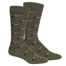 Load image into Gallery viewer, Brown Dog - Farm America (Tractor Flag) Socks

