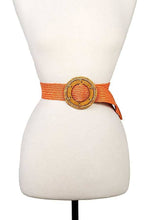 Load image into Gallery viewer, anbfashion - ROUND WOVEN BUCKLE STRETCH BELT 450
