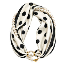Load image into Gallery viewer, Queens Designs - Luxe Pearl Scarf Necklace
