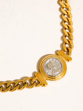 Load image into Gallery viewer, Flânerie by MAIQ - Parisse 18K Gold Non-Tarnish Coin Pendant Necklace
