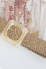 Load image into Gallery viewer, ESLEY - Woven Straw Resin Buckle Belt
