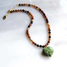 Load image into Gallery viewer, The Silver Wren - Zola Beaded Necklace - Boho Boutique Jewelry

