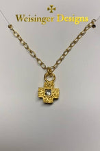 Load image into Gallery viewer, W Designs - Faith-Inspired Filigree Cross Pendant Necklace
