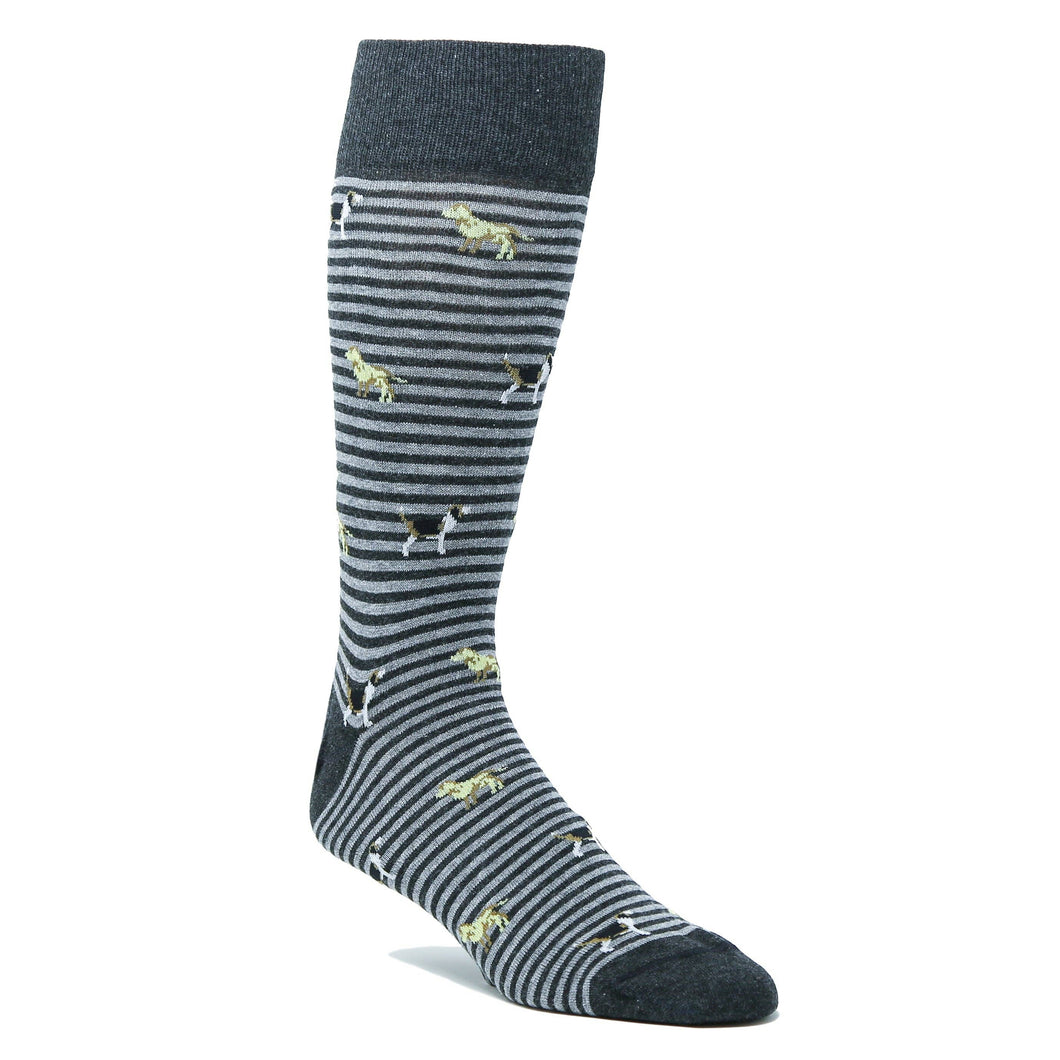 ELL & Atty - Striped Dog Sock