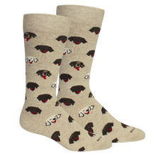 Load image into Gallery viewer, Brown Dog - Happy Dog Socks
