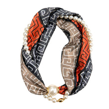 Load image into Gallery viewer, Queens Designs - Luxe Pearl Scarf Necklace
