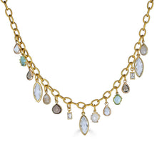 Load image into Gallery viewer, Loni Paul Jewelry - Single Strand Gemstone Charm Necklace

