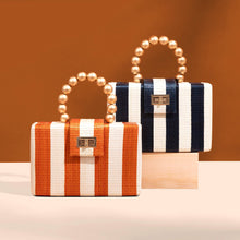 Load image into Gallery viewer, Soli &amp; Sun - Orange Stripe Clutch
