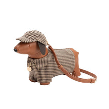 Load image into Gallery viewer, Melie Bianco - Dog Houndstooth Vegan Leather Crossbody Bag Pre-Order 10/15

