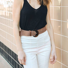 Load image into Gallery viewer, Leto Accessories - Basketweave Stretch Fashion Cinch Belt
