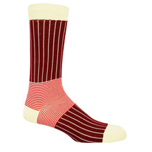 Load image into Gallery viewer, Peper Harow Socks - Oxford Stripe Premium Men&#39;s Cotton Socks
