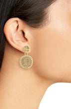 Load image into Gallery viewer, KARINE SULTAN - Coin drop earring
