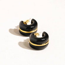 Load image into Gallery viewer, Flânerie - Arlo 18K Gold Small C Hoop Earring
