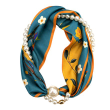Load image into Gallery viewer, Queens Designs - Luxe Pearl Scarf Necklace

