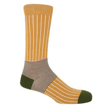 Load image into Gallery viewer, Peper Harow Socks - Oxford Stripe Premium Men&#39;s Cotton Socks
