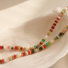 Load image into Gallery viewer, Flânerie - Sunny Non-Tarnish Boho Color Beaded Necklace
