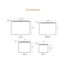 Load image into Gallery viewer, MK - Decopage Letter Box Desk Organizer
