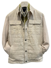 Load image into Gallery viewer, Fioroni Hybrid Bomber Jacket Natural Linen
