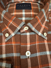 Load image into Gallery viewer, Calder Shirt Brushed Flannel Twill Red Check
