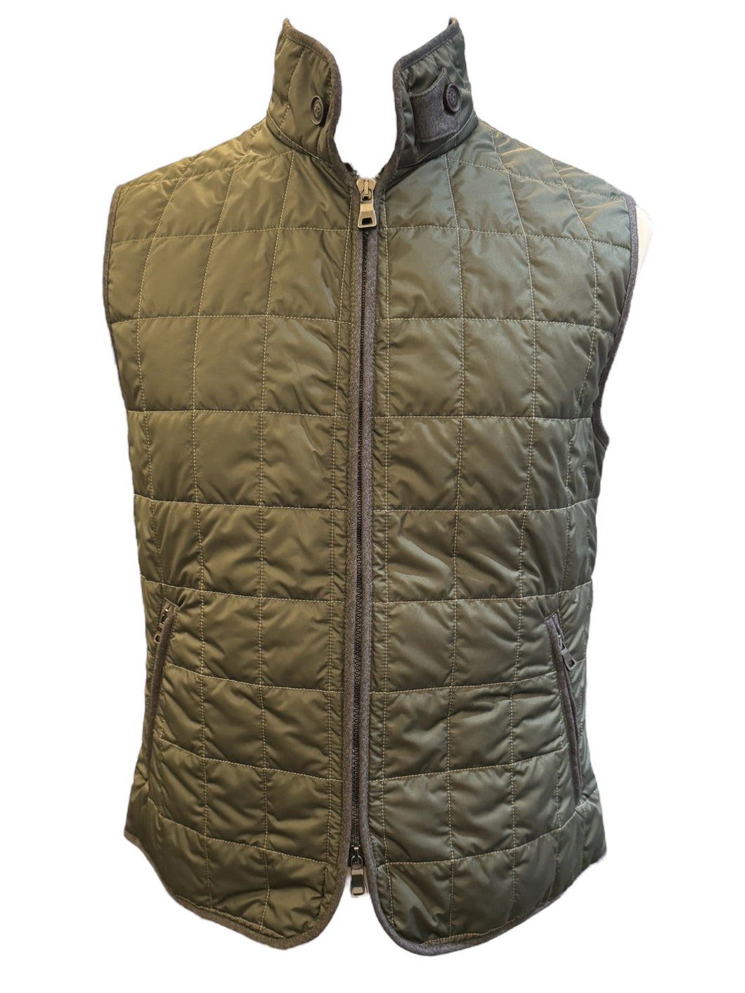 Waterville Theo Nylon Quilt Vest Forest