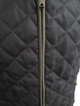 Load image into Gallery viewer, Waterville Theo Wool Herringbone Quilt Vest Navy
