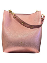 Load image into Gallery viewer, Cuoieria Fiorentina Small Bucket Bag Metallic
