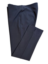 Load image into Gallery viewer, E&amp;F Front Zip Ankle Pant - Navy
