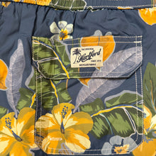 Load image into Gallery viewer, Hartford Swim Shorts Blue Hibiscus
