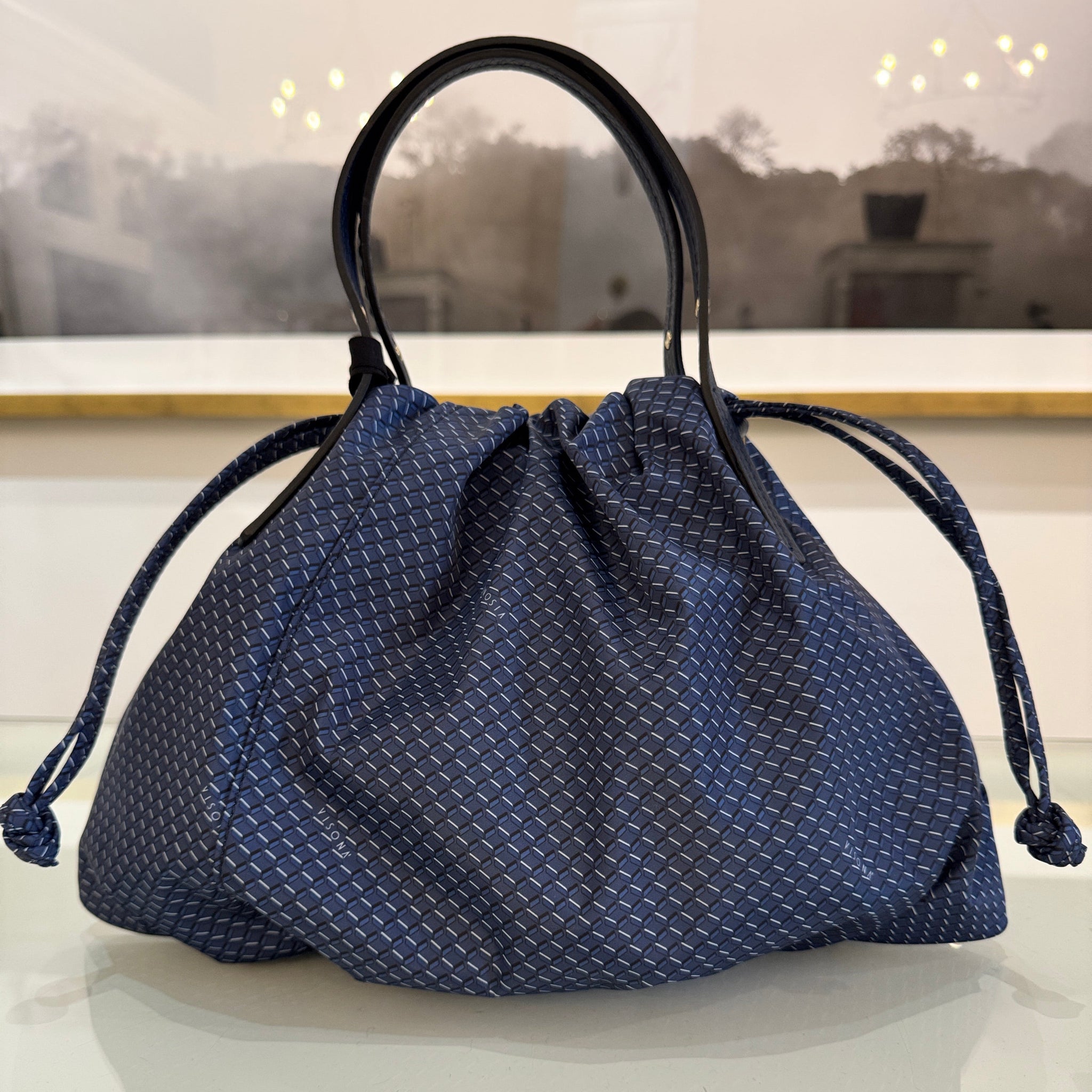 美品　PLINIO VISONA ワンショルダーバッグ　クロコ型押し　パテント PLINIO VISONA - 美品 PLINIO VISONA ワンショルダーバッグ クロコ型