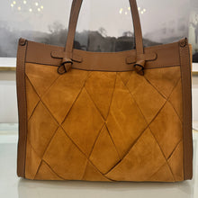 Load image into Gallery viewer, Gianni Chiarini Marcella Club Suede Woven Shopper
