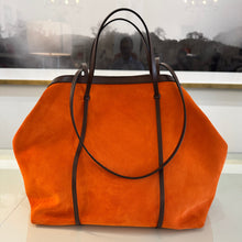 Load image into Gallery viewer, Gava Milano Alma Large Suede Shoulder Bag
