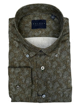 Load image into Gallery viewer, Calder Shirt Luxe Italian Printed Paisley - Cocoa
