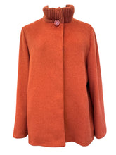 Load image into Gallery viewer, Cinzia Rocca Brushed Wool Jacket - Persimmon
