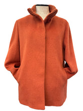 Load image into Gallery viewer, Cinzia Rocca Brushed Wool Jacket - Persimmon
