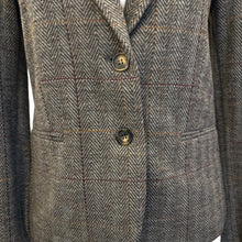 Load image into Gallery viewer, GoodMatch Stretch Blazer - Grey Herringbone Tweed
