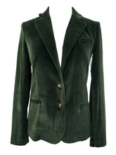 Load image into Gallery viewer, GoodMatch Soft Blazer - Dark Green Velvet
